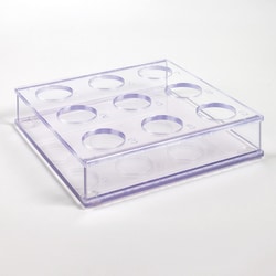 Poltex LLC&nbsp;Specimen Container Holder, 8.5 x 8.5 in., Engraved (Bumpons)
