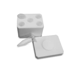 Verder Scientific Inc&nbsp;Adapter Rack PTFE 5X5ML