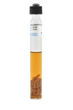 Hardy Diagnostics AnaeroGRO Chopped Meat Glucose Broth, Tube with Needle-Port Hungate Screw-Cap
