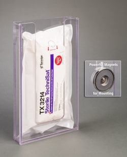 Poltex Alcohol Wipe Bag Holder (Magnet Mount) Magnet Mount:Facility Safety