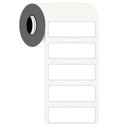 Brady B33 Series hvide polyesteretiketter 57,15 mm (B) x 19,05 mm (H) | Buy Online | Brady&trade; | Fisher Scientific