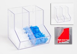 Poltex&nbsp;Double Bulk Bin, 4 in. Wide Comp