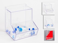 Poltex Bulk Bin With Lid, 8 in. Wide Comp:Boxes:Bins