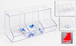 Poltex Triple Bulk Bin With Lid:Boxes:Bins