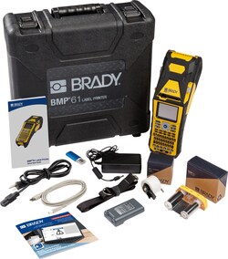 Brady BMP 61 Label Printer and Brady Workstation SFID Software Suite Kit Dimensions (L x W x H): 4.19 x 4.22 x 12.93 in. | Buy Online | Brady&trade; | Fisher Scientific