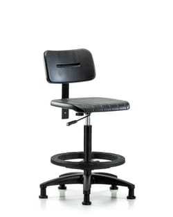 Fisherbrand&trade;&nbsp;Desk Height Vinyl Mini-Stool with Stationary Glides