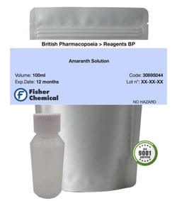 Amaranth Solution - British Pharmacopoeia, Fisher Chemical&trade;