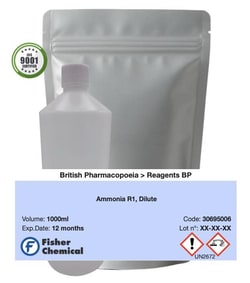 Ammonia R1, Dilute - British Pharmacopoeia, Fisherbrand™