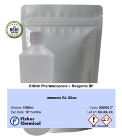 Ammonia R2, Dilute - British Pharmacopoeia, Fisherbrand™