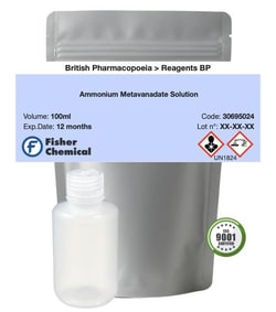 Ammonium Metavanadate Solution - British Pharmacopoeia, Fisher Chemical&trade;