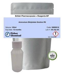 Ammonium Molybdate Solution R6 - British Pharmacopoeia, Fisher Chemical&trade;