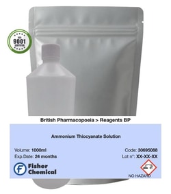 Ammonium Thiocyanate Solution - British Pharmacopoeia, Fisher Chemical&trade;