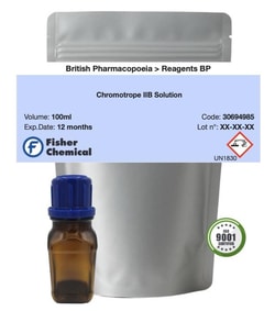 Chromotrope IIB Solution - British Pharmacopoeia, Fisherbrand&trade;