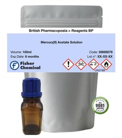 Mercury(II) Acetate Solution - British Pharmacopoeia, Fisher Chemical&trade;