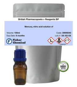 Mercury, Nitric Acid Solution - British Pharmacopoeia, Fisher Chemical&trade;