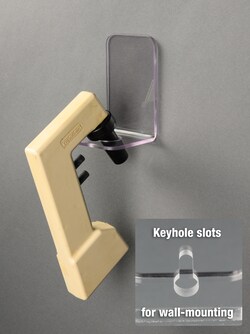 Poltex Bracket for Pipette Controller with keyhole slots for wall mount:Racks,