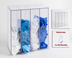 Poltex Bulk PPE Dispenser with 4 Positions