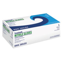 Enterprise Technology Solutions&nbsp;Disposable General-Purpose Nitrile Gloves, Large, Blue, 4 mil, 100/Box