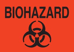 Brady&trade;&nbsp;Biohazard Sign Vinyl BIOHAZARD