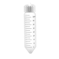 MTC Bio&nbsp;High Speed Centrifuge Tube  50mL  Conical Bottom  50 000xg Max RCF  Graduated  w/ Screw Cap and Gripping Tab  Resealable Bag  12/pk