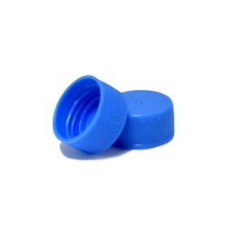 MTC Bio&nbsp;Screw Caps  for 15mL Centrifuge Tubes  blue  HDPE  Sterile  Resealable Bag of 500