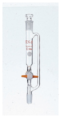 Kimble™ Kontes™ PTFE-Plug Stopcocks, Pressure Equalizing Lines, Ground Joints, standard taper Stopper Funnels