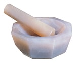 Walter Stern Agate Mortar and Pestle Sets