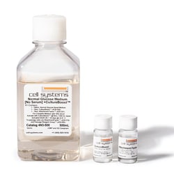 Cell Systems Corporation Medium Formulated at Normal Blood Glucose Level