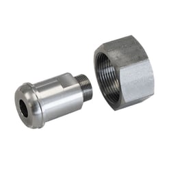 Chemglass Life Sciences Adapter, M16 x 1 Male to M30 x 1.5 Female, Quantity: