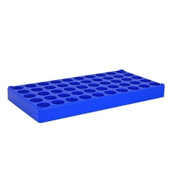 Chemglass Life Sciences 20-40mL Vial Rack, 50-Place, Polypropylene