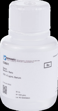 Inorganic Ventures&nbsp;1000µg/mL BARIUM 30mL