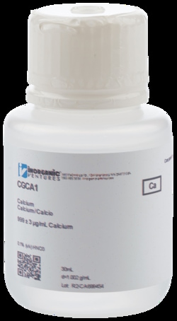 Inorganic Ventures 1000µg/mL CALCIUM 30mL, Quantity: Each of 1