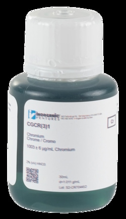Inorganic Ventures 1000µg/mL CHROMIUM 3 30mL, Quantity: Each of 1