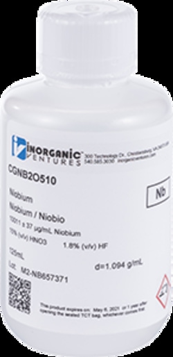 Inorganic Ventures&nbsp;10 000UG/ML NIOBIUM TA FREE1