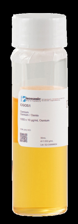 Inorganic Ventures 1000µg/mL OSMIUM 30mL