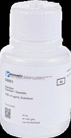 Inorganic Ventures 1000µg/mL SCANDIUM 30mL, Quantity: Each of 1