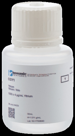 Inorganic Ventures&nbsp;1000µg/mL YTTRIUM 30mL
