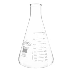 Eisco Labs Borosilicate Glass Erlenmeyer Flask - ASTM, Dual Graduated Scale 1000 mL | Buy Online | Eisco Labs | Fisher Scientific