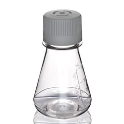 Eisco Labs&nbsp;Sterile Vented PETG Erlenmeyer Flask with Flat Bottom