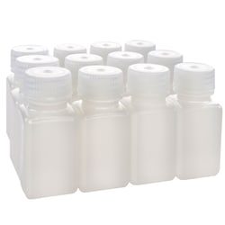 Eisco Labs&nbsp;Square HDPE Reagent Bottles with Wide Mouth Polypropylene Caps