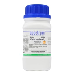 Chlorobutanol, Anhydrous, NF, bioCERTIFIED , 100 g, Spectrum Chemical Quantity: 100 g | Buy Online | Spectrum Chemical Manufacturing Corporation | Fisher Scientific