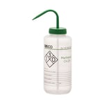 Eisco™ Performance Plastic Chemical Wash Bottles with 2 Color Labels