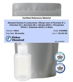 Fisherbrand&trade;&nbsp;Multi-element standard solution in Water for Ion Chromatography