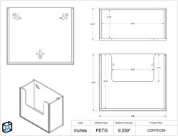Poltex&nbsp;Lint Free Cleanroom Mounted Wipe Holder