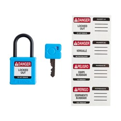 Brady Velocity Nylon Padlock 1 in. Pla Shkl KA 3/PK Yellow | Buy Online | Brady&trade; | Fisher Scientific