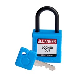 Brady Velocity Nylon Padlock 1 in. Pla Shkl KD 1/Ea. Red | Buy Online | Brady&trade; | Fisher Scientific