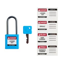 Brady Velocity Nylon Padlock 1.5 in. Alum Shkl KD 6/PK Orange | Buy Online | Brady&trade; | Fisher Scientific