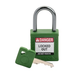 Brady&trade;&nbsp;Velocity&trade; Compact Nylon Lockout Padlocks, Keyed Different
