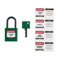 Brady Velocity Nylon Padlock 1 in. Pla Shkl KA 3/PK Yellow | Buy Online | Brady&trade; | Fisher Scientific