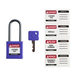Brady Velocity Nylon Padlock 1.5 in. Alum Shkl KD 6/PK Orange | Buy Online | Brady&trade; | Fisher Scientific